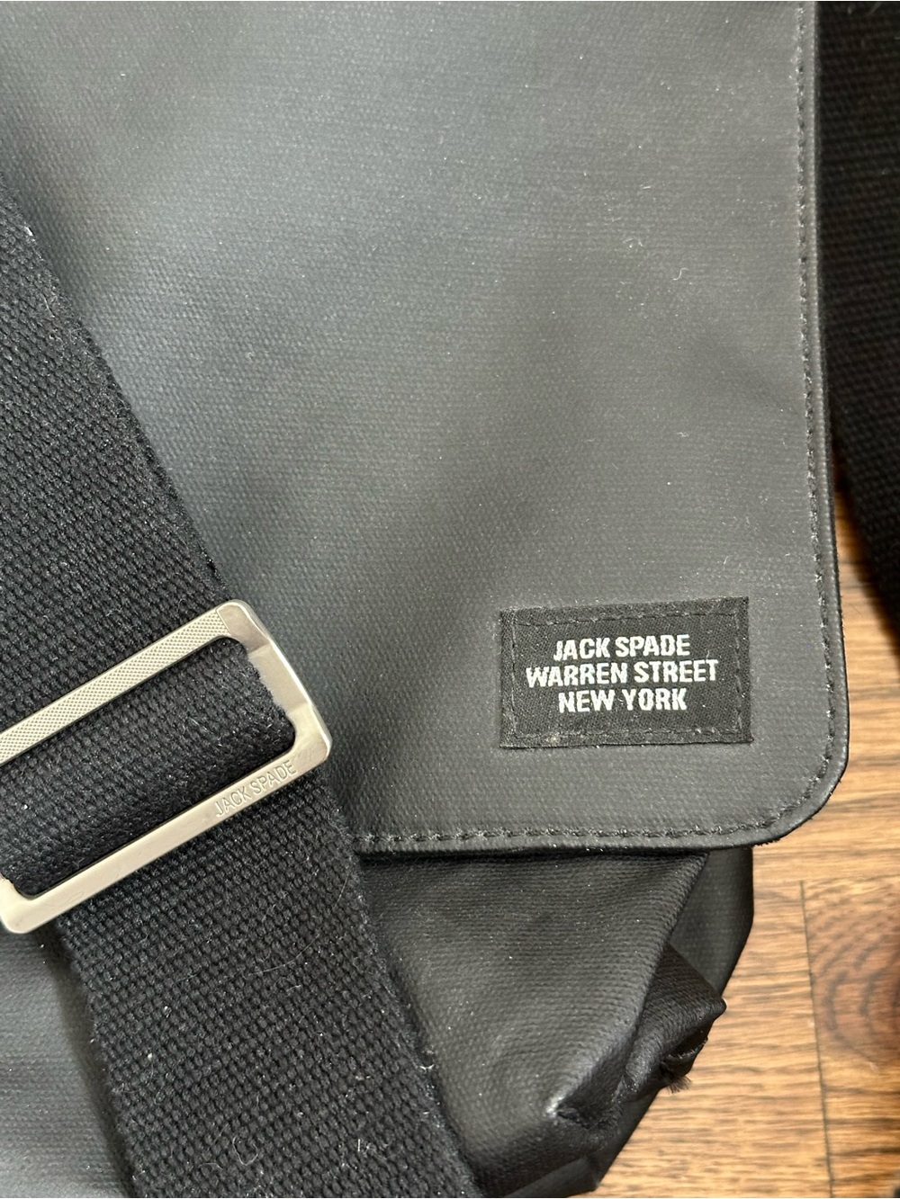 Jack Spade Black Messenger Bag